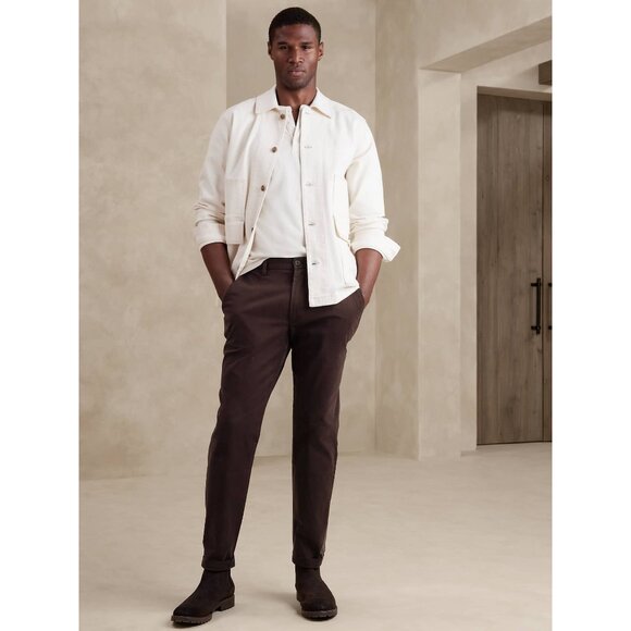 Banana Republic Chino Pant Athletic-Fit Mens Size 3230 Costa Coffee Was $85
